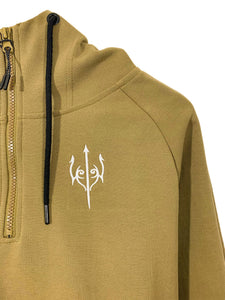 Embroidered Hoodie - Gold