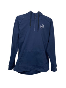 Embroidered Hoodie - Navy