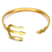 Load image into Gallery viewer, Trident Cuff Bangle